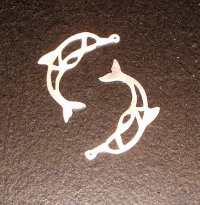 Cut out Dolphin Earrings